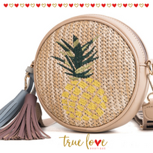 pineapple design, cartera de piña, bolso de piña, hecho a mano