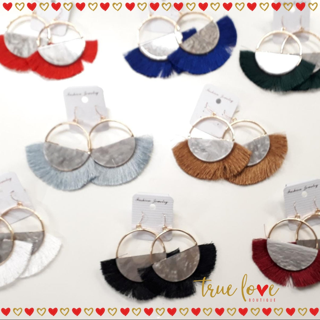 Tassel Earrings, Earrings Tassel, Tassel Earrings Buy Online, Black tassel Earrings, Red Tassel earrings, White tassel Earrings