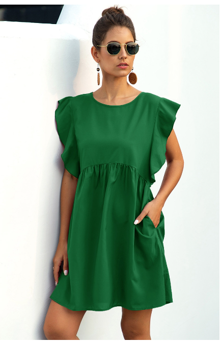Green Casual Dress